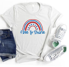 Load image into Gallery viewer, Free to Shine Graphic Tee - Elevated Boutique CO
