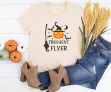 Load image into Gallery viewer, Frequent Flyer Pumpkin Graphic Tee | Multiple Colors - Elevated Boutique CO
