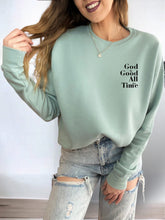 Load image into Gallery viewer, God is Good all the Time Premium Bella Sweatshirt | Multiple Colors - Elevated Boutique CO
