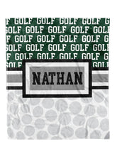 Load image into Gallery viewer, Golf Zoom Minky Blanket *Multiple Colors* - Elevated Boutique CO
