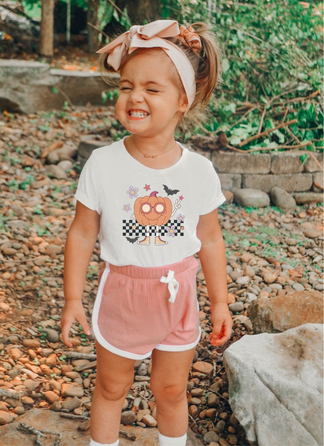 Groovy Pumpkin Youth Graphic Tee | Multiple Colors - Elevated Boutique CO