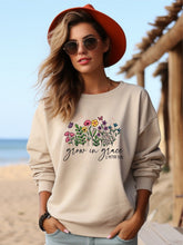 Load image into Gallery viewer, Grow in Grace Premium Bella Sweatshirt | Multiple Colors - Elevated Boutique CO
