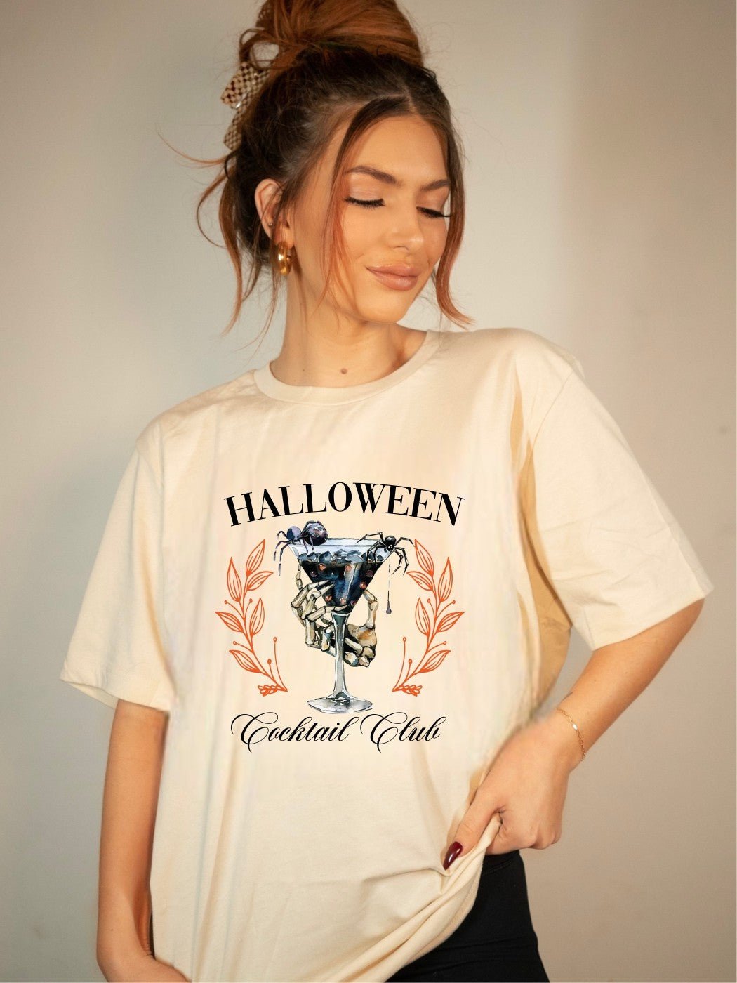 Halloween Cocktail Club Graphic Tee | Multiple Colors - Elevated Boutique CO