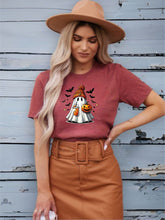 Load image into Gallery viewer, Halloween Ghost Graphic Tee | Multiple Colors - Elevated Boutique CO
