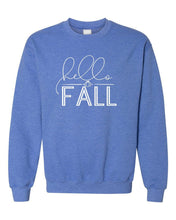 Load image into Gallery viewer, Hello Fall Graphic Crew Neck Sweatshirts | Multiple Colors - Elevated Boutique CO
