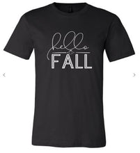 Load image into Gallery viewer, Hello Fall Graphic Tee | Multiple Colors - Elevated Boutique CO
