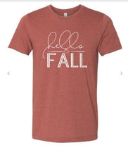 Load image into Gallery viewer, Hello Fall Graphic Tee | Multiple Colors - Elevated Boutique CO
