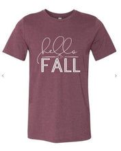 Load image into Gallery viewer, Hello Fall Graphic Tee | Multiple Colors - Elevated Boutique CO
