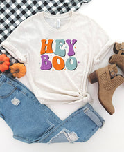 Load image into Gallery viewer, Hey Boo! Graphic Tee | Multiple Colors - Elevated Boutique CO
