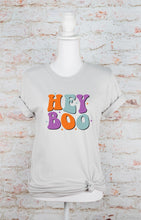 Load image into Gallery viewer, Hey Boo! Graphic Tee | Multiple Colors - Elevated Boutique CO
