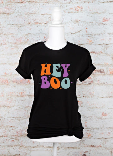 Hey Boo! Graphic Tee | Multiple Colors - Elevated Boutique CO