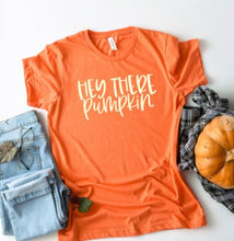 Load image into Gallery viewer, Hey There Pumpkin Fall Graphic Tee | Multiple Colors - Elevated Boutique CO
