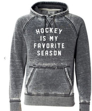 Load image into Gallery viewer, Hockey is my Favorite Season Vintage Hoodie | Multiple Colors - Elevated Boutique CO
