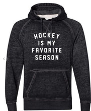 Load image into Gallery viewer, Hockey is my Favorite Season Vintage Hoodie | Multiple Colors - Elevated Boutique CO
