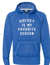 Load image into Gallery viewer, Hockey is my Favorite Season Vintage Hoodie | Multiple Colors - Elevated Boutique CO
