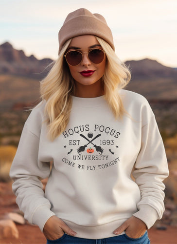 Hocus Pocus University Graphic Sweatshirt | Multiple Colors - Elevated Boutique CO