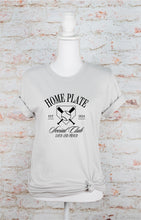 Load image into Gallery viewer, Home Plate Social Club Graphic Tee | Multiple Colors (Black Lettering) - Elevated Boutique CO
