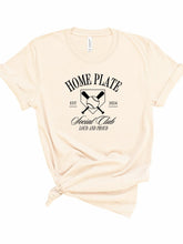 Load image into Gallery viewer, Home Plate Social Club Graphic Tee | Multiple Colors (Black Lettering) - Elevated Boutique CO

