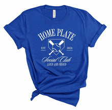 Load image into Gallery viewer, Home Plate Social Club Graphic Tee | Multiple Colors (White Lettering) - Elevated Boutique CO
