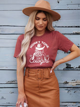 Load image into Gallery viewer, Honky Tonk Cowgirl Graphic Tee | Multiple Colors - Elevated Boutique CO
