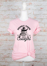 Load image into Gallery viewer, Honky Tonk Cowgirl Graphic Tee | Multiple Colors - Elevated Boutique CO
