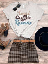 Load image into Gallery viewer, Iced Coffee Queen Graphic Tee | Multiple Colors - Elevated Boutique CO
