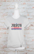 Load image into Gallery viewer, Jesus 2024 Make America Pray Again Graphic Tee | Multiple Colors - Elevated Boutique CO
