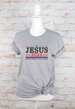 Load image into Gallery viewer, Jesus 2024 Make America Pray Again Graphic Tee | Multiple Colors - Elevated Boutique CO
