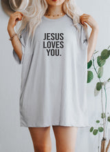 Load image into Gallery viewer, Jesus Loves You Graphic Tee | Multiple Colors - Elevated Boutique CO
