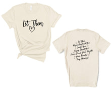 Load image into Gallery viewer, Let Them Graphic Tee | Multiple Colors - Elevated Boutique CO
