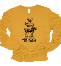 Load image into Gallery viewer, Life is Better on the Farm Long Sleeve Graphic Tee | Multiple Colors - Elevated Boutique CO
