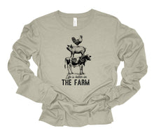 Load image into Gallery viewer, Life is Better on the Farm Long Sleeve Graphic Tee | Multiple Colors - Elevated Boutique CO
