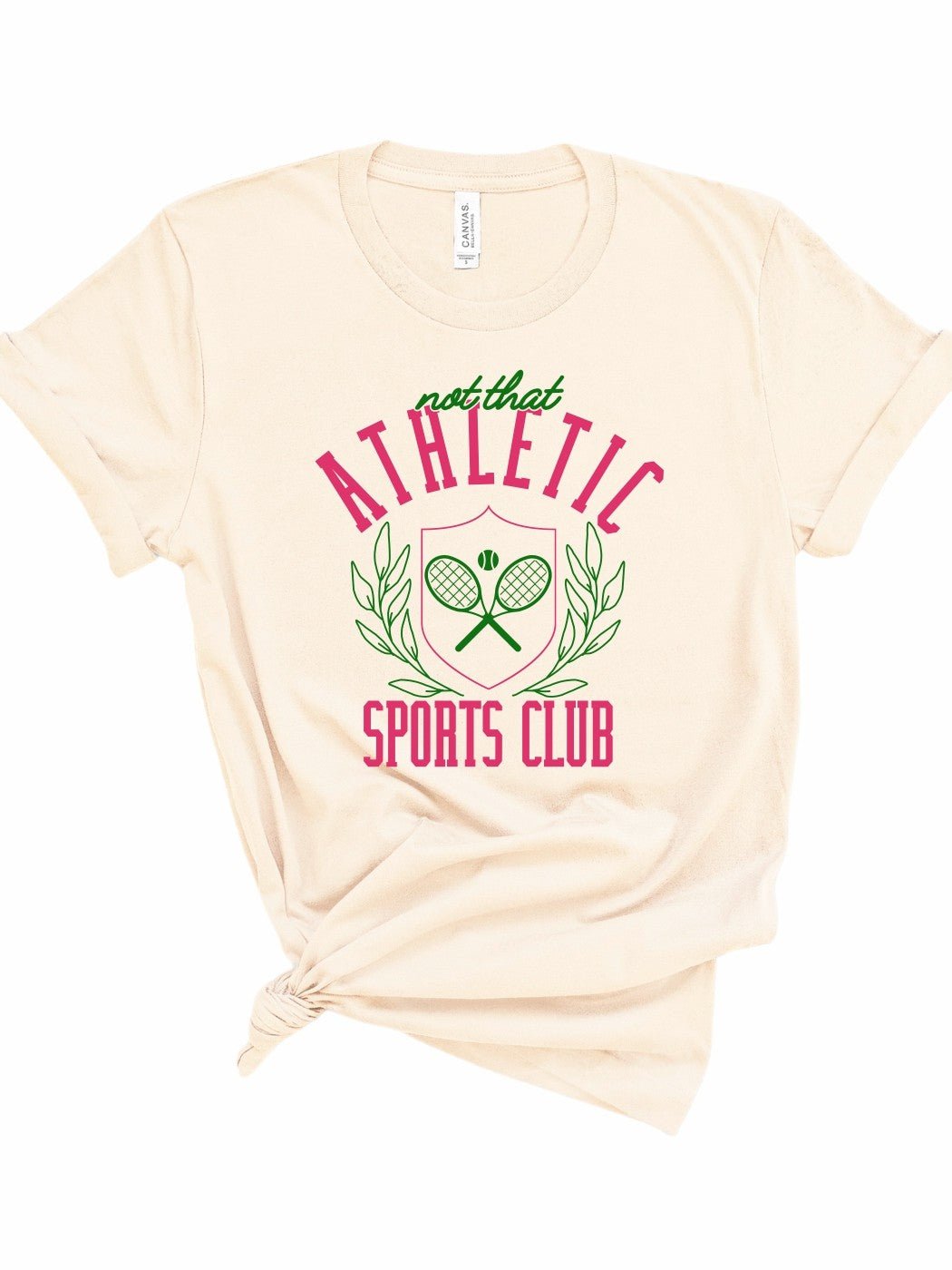 Not that Athletic Sports Club Graphic Tee | Multiple Colors - Elevated Boutique CO