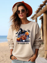 Load image into Gallery viewer, Old Fashioned Witch Graphic Sweatshirt | Multiple Colors - Elevated Boutique CO
