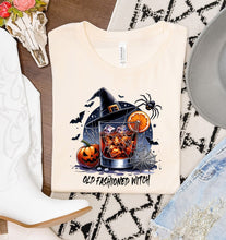 Load image into Gallery viewer, Old Fashioned Witch Graphic Tee | Multiple Colors - Elevated Boutique CO
