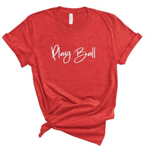 Load image into Gallery viewer, Play Ball Graphic Tee | Multiple Colors - Elevated Boutique CO
