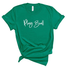 Load image into Gallery viewer, Play Ball Graphic Tee | Multiple Colors - Elevated Boutique CO
