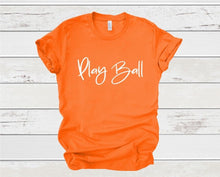 Load image into Gallery viewer, Play Ball Graphic Tee | Multiple Colors - Elevated Boutique CO
