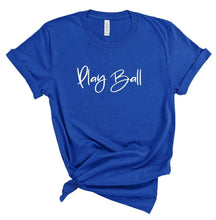 Load image into Gallery viewer, Play Ball Graphic Tee | Multiple Colors - Elevated Boutique CO
