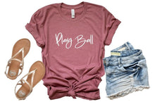 Load image into Gallery viewer, Play Ball Graphic Tee | Multiple Colors - Elevated Boutique CO
