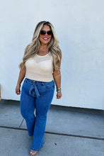 Load image into Gallery viewer, (PRE-SALE) BLAKELEY KENNEDY TIE WAIST JEAN - Elevated Boutique CO
