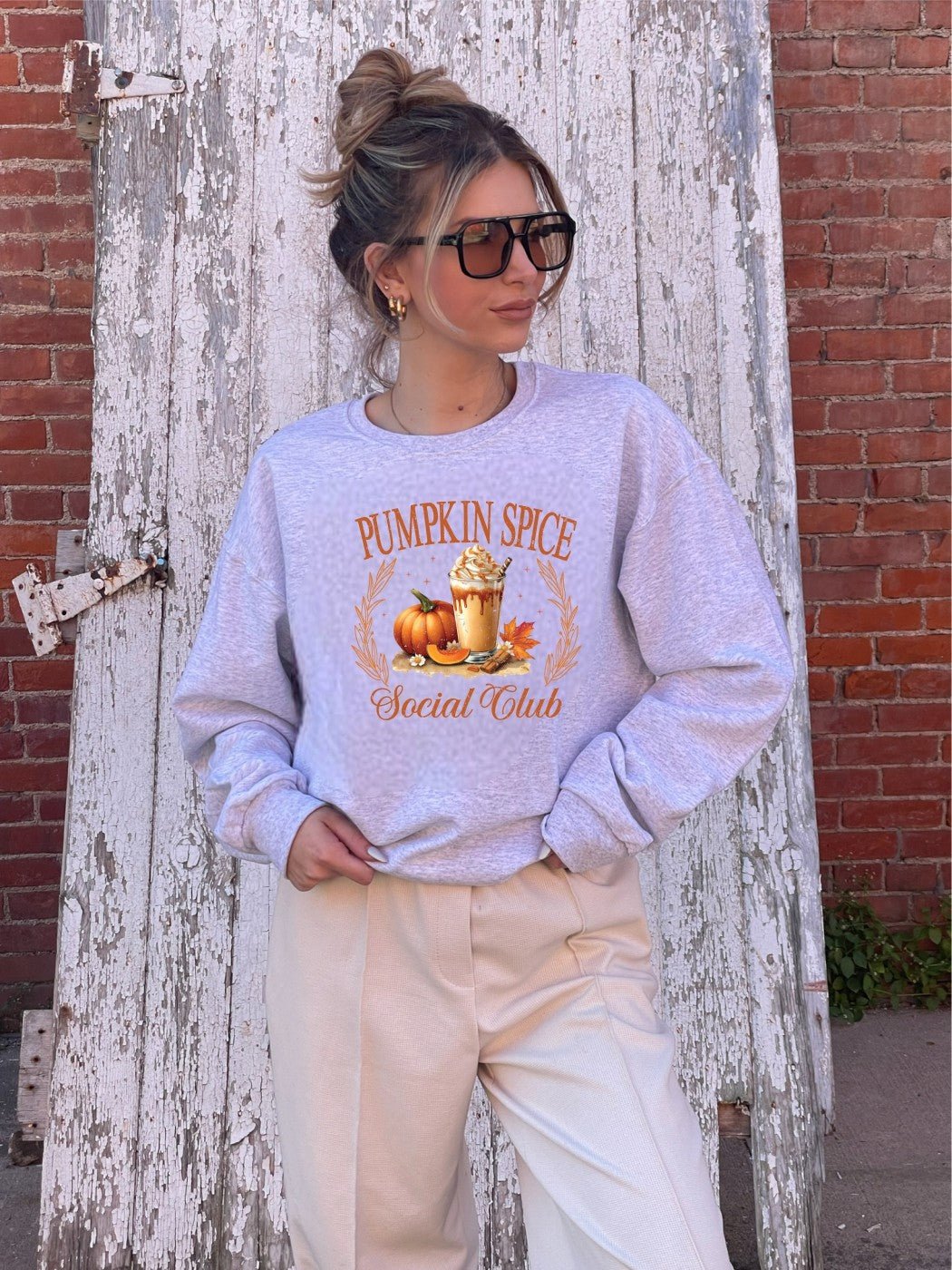 Pumpkin Spice Social Club Graphic Sweatshirt | Multiple Colors - Elevated Boutique CO