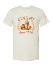 Load image into Gallery viewer, Pumpkin Spice Social Club Graphic Tee | Multiple Colors - Elevated Boutique CO
