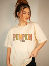 Load image into Gallery viewer, Pumpkin Vibes Graphic Tee | Multiple Colors - Elevated Boutique CO
