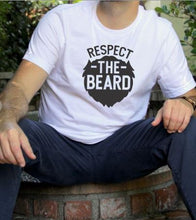 Load image into Gallery viewer, Respect the Beard Graphic Tee | Multiple Colors - Elevated Boutique CO
