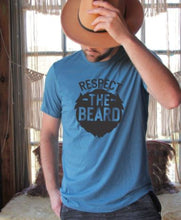 Load image into Gallery viewer, Respect the Beard Graphic Tee | Multiple Colors - Elevated Boutique CO
