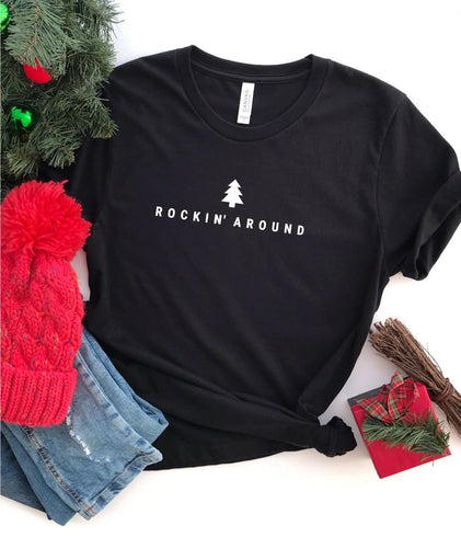 Rockin' Around Graphic Tee - Elevated Boutique CO