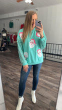 Load image into Gallery viewer, Santa Sparkle Long Sleeve Top - Elevated Boutique CO
