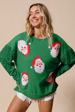 Load image into Gallery viewer, Santa Sparkle Long Sleeve Top - Elevated Boutique CO
