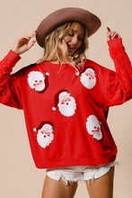 Load image into Gallery viewer, Santa Sparkle Long Sleeve Top - Elevated Boutique CO
